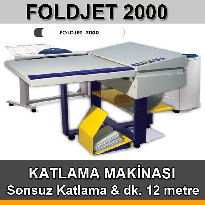 Oce Proje Katlama Makinası Basys FoldJet 2000